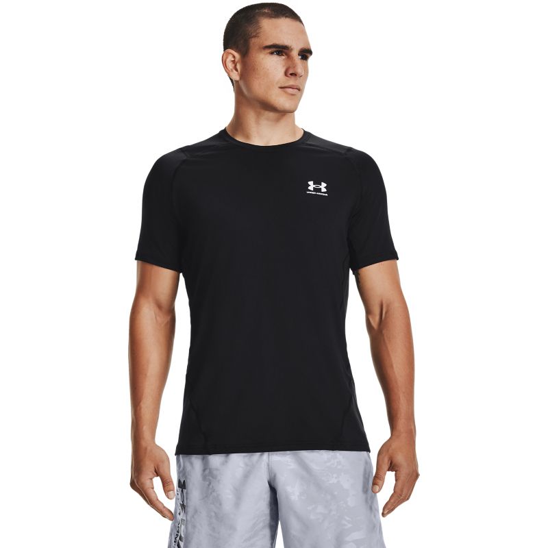 Under Armour Men's HeatGear® Armour Fitted Short Sleeve T-Shirt Black ...