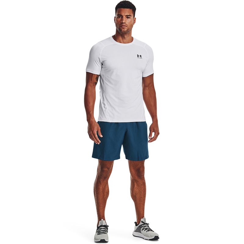Blue Under Armour Men's Woven Graphic Shorts, with Open hand pockets from O'Neills.