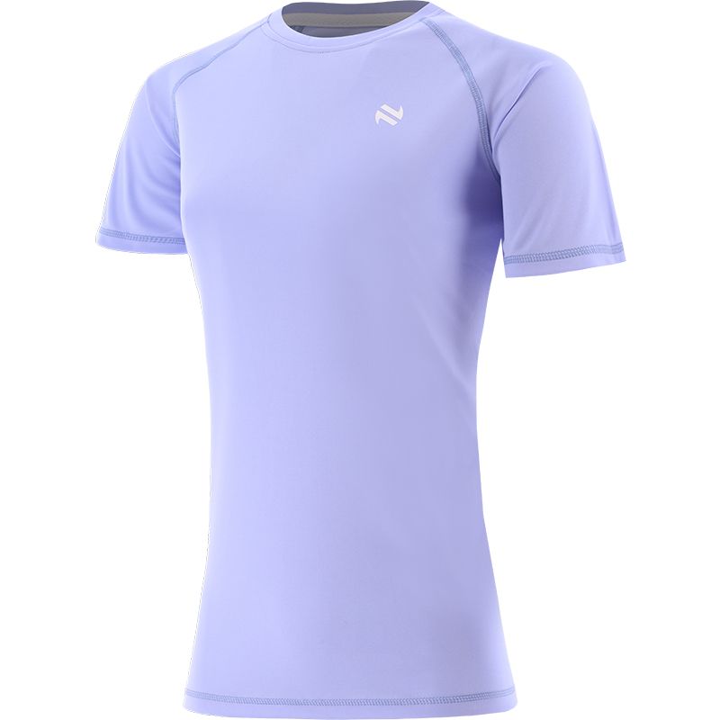 Purple Women’s Sports T-Shirt with crew neck and short sleeves by O’Neills.