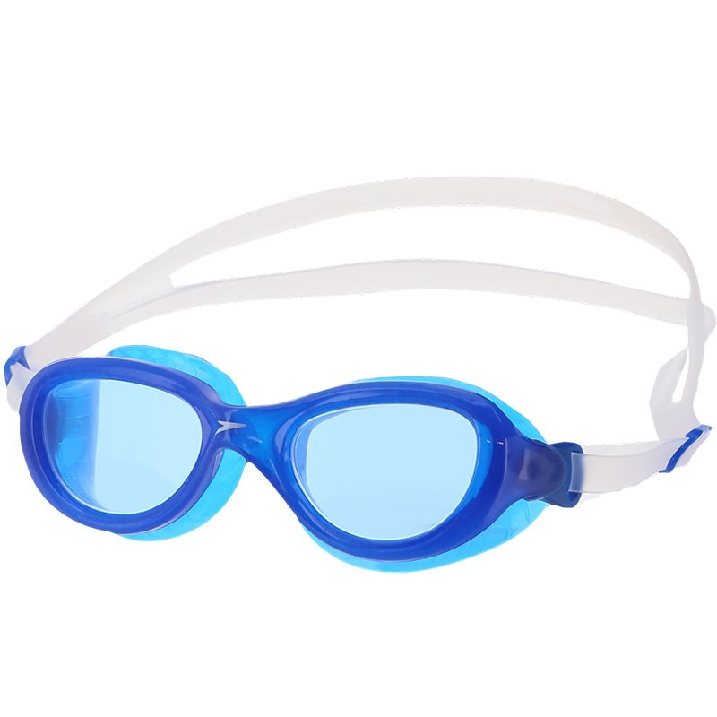 blue Speedo kids' swimming goggles made from soft and flexible materials from O'Neills