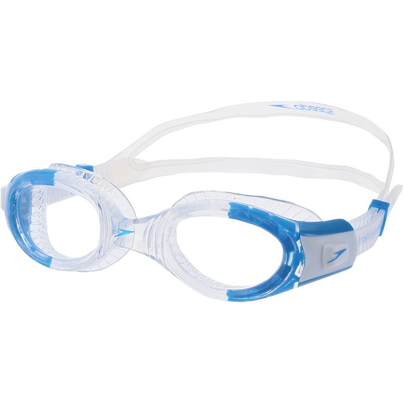 blue Speedo kids' swimming goggles with a super soft flexible seal from O'Neills