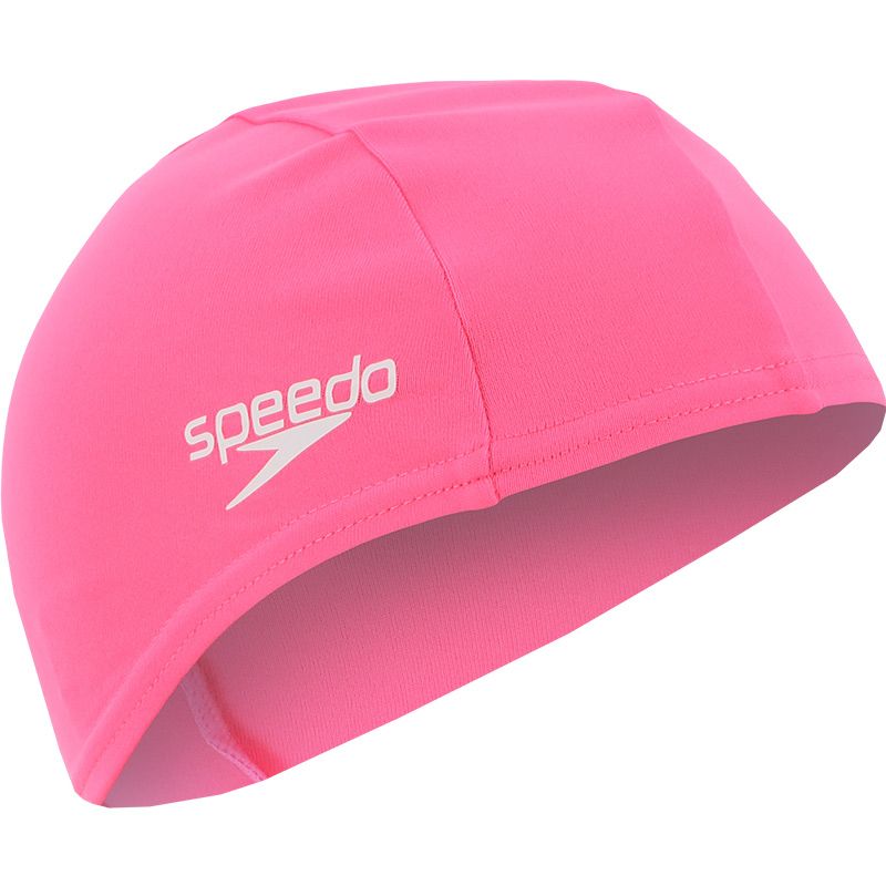 pink Speedo junior swim cap, comfortable and easy to fit from O'Neills