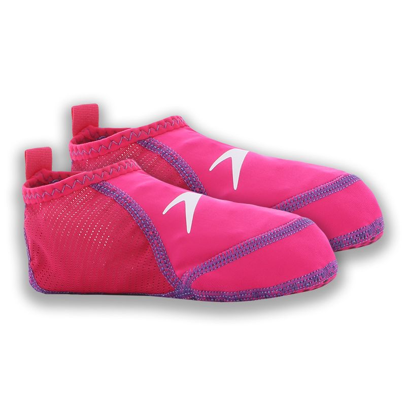 pink and purple Speedo Kids' pool sock, breathable, soft and antibacterial from O'Neills