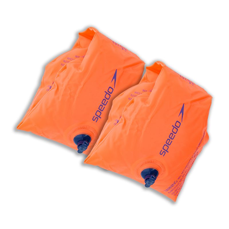 orange Speedo Kids' armbands made from high quality PVC from O'Neills