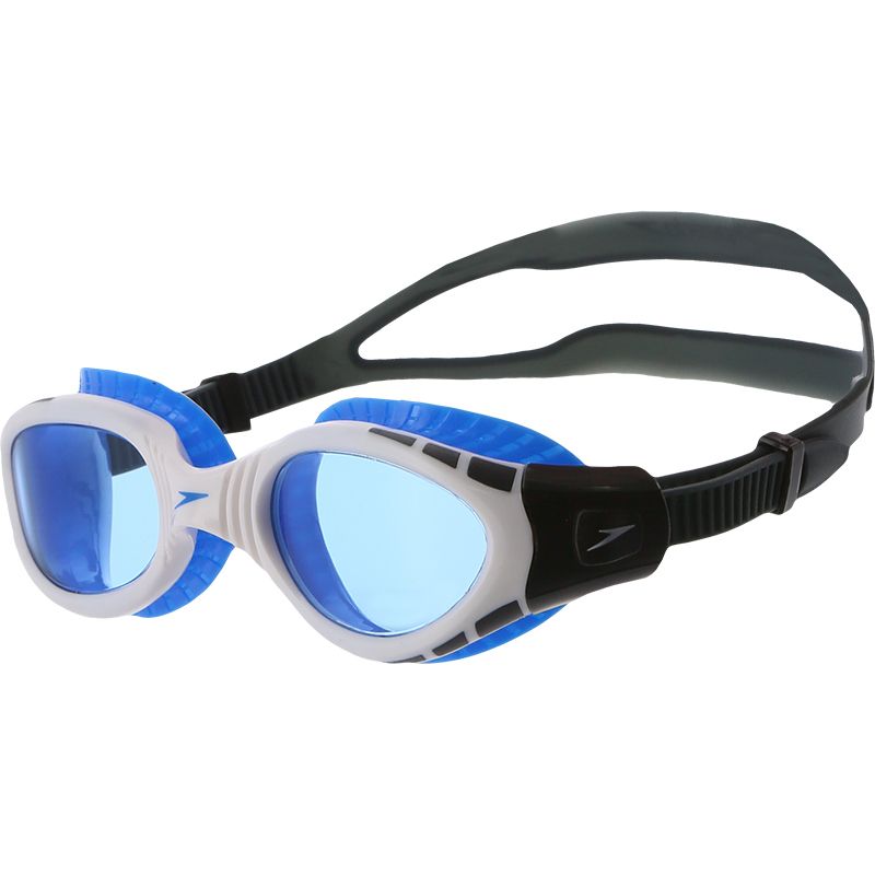 blue, white and black Speedo adult swimming goggles with a super soft flexible seal from O'Neills