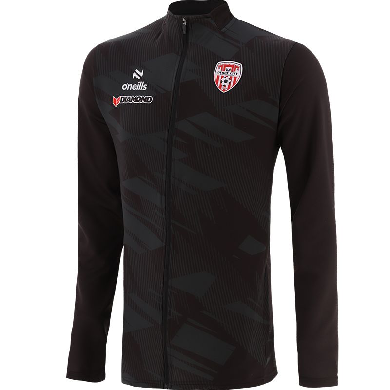 Kids' Derry City FC Full Zip Top with zip pockets by O’Neills.