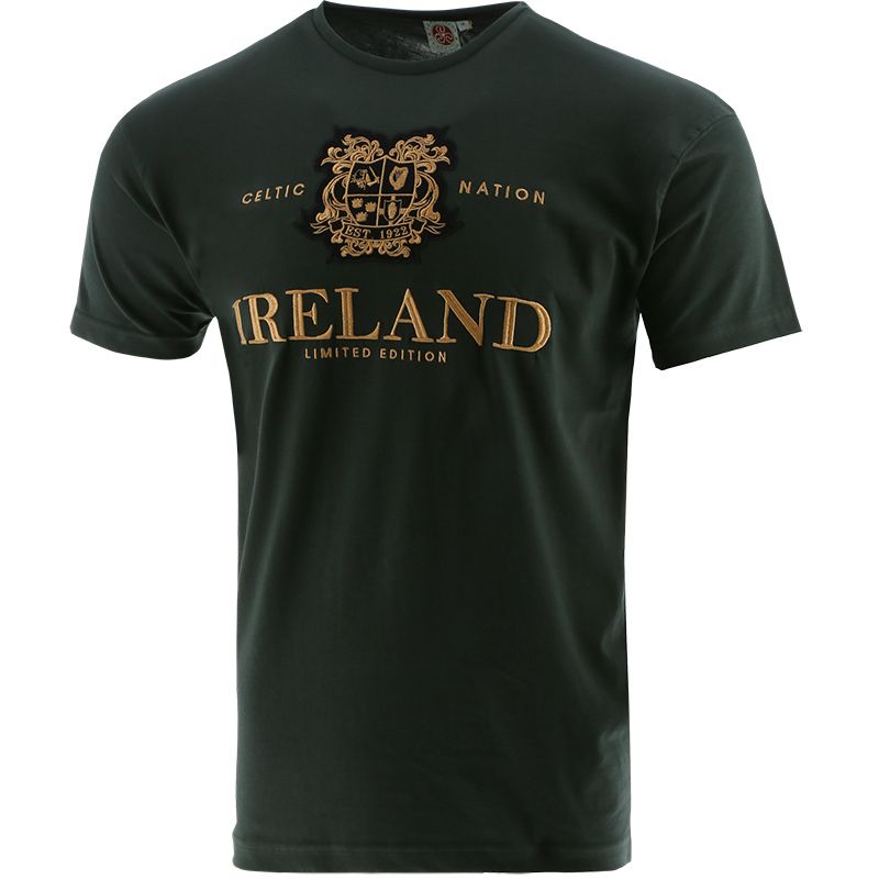 Premium Men's Ireland Limited Edition App Crest T-Shirt Mid Green