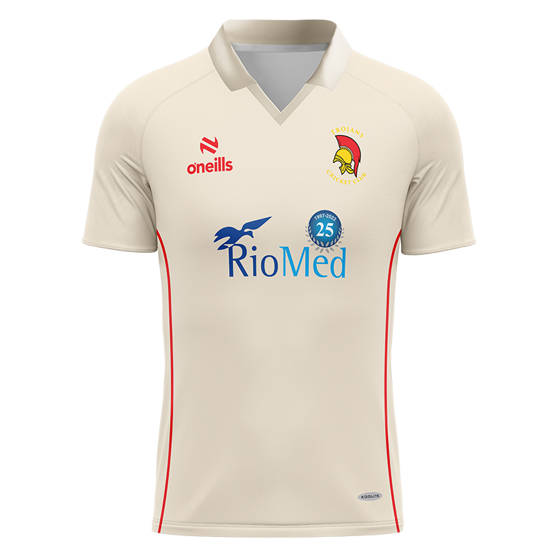 Trojans Cricket Club Kids' Short Sleeve Jersey (Rio Med)