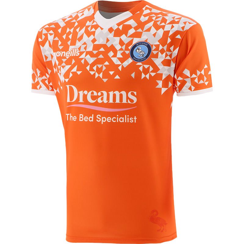 Wycombe Wanderers FC Kids' Orange Goalkeeper Jersey