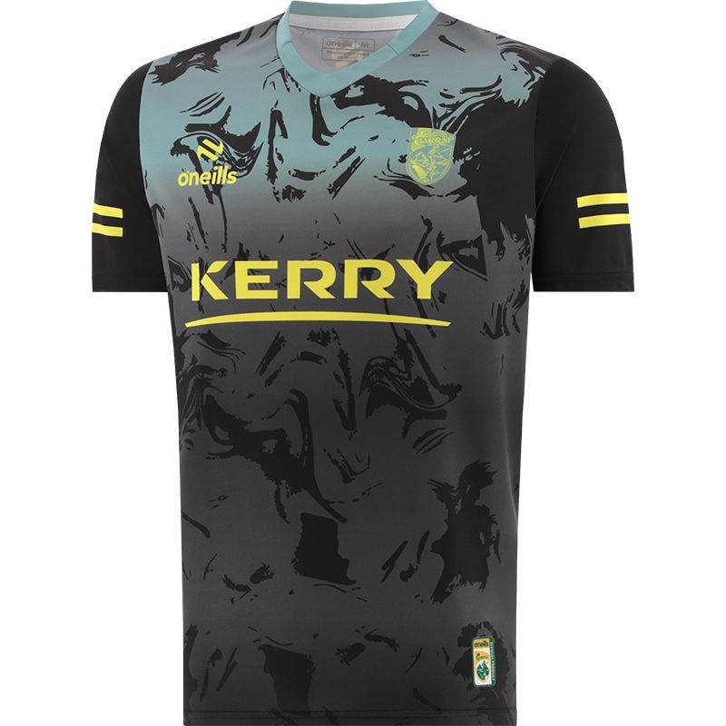 Black Kerry GAA Short Sleeve Training Top by O’Neills.