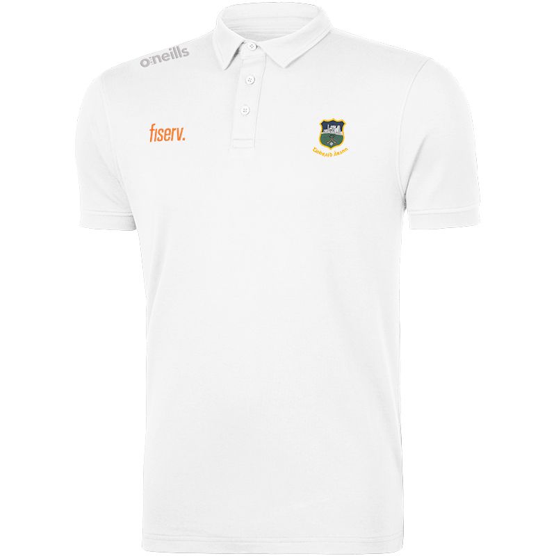 Tipperary GAA White Pima Cotton Polo with County crest from O'Neills.