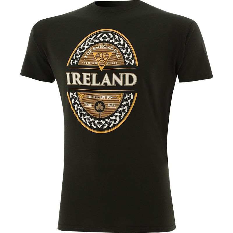 Men's green Ireland Emerald Isle classic T-Shirt from O'Neills.