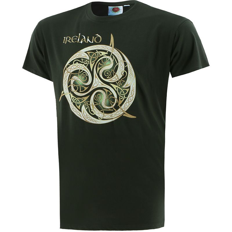 Trad Men's Ireland Celtic Knot T-Shirt Khaki | oneills.com