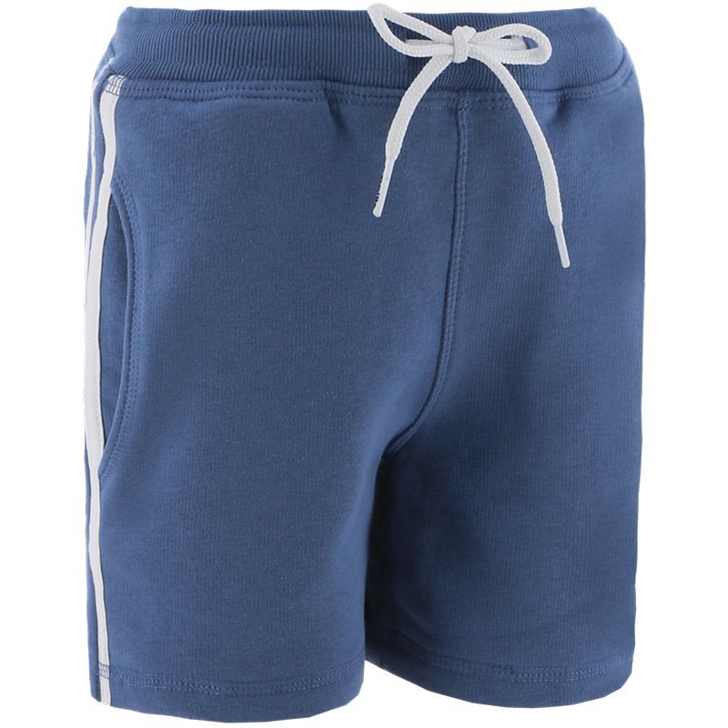 Blue Men's Fleece Shorts with two pockets and White stripes on the sides by O'Neills.