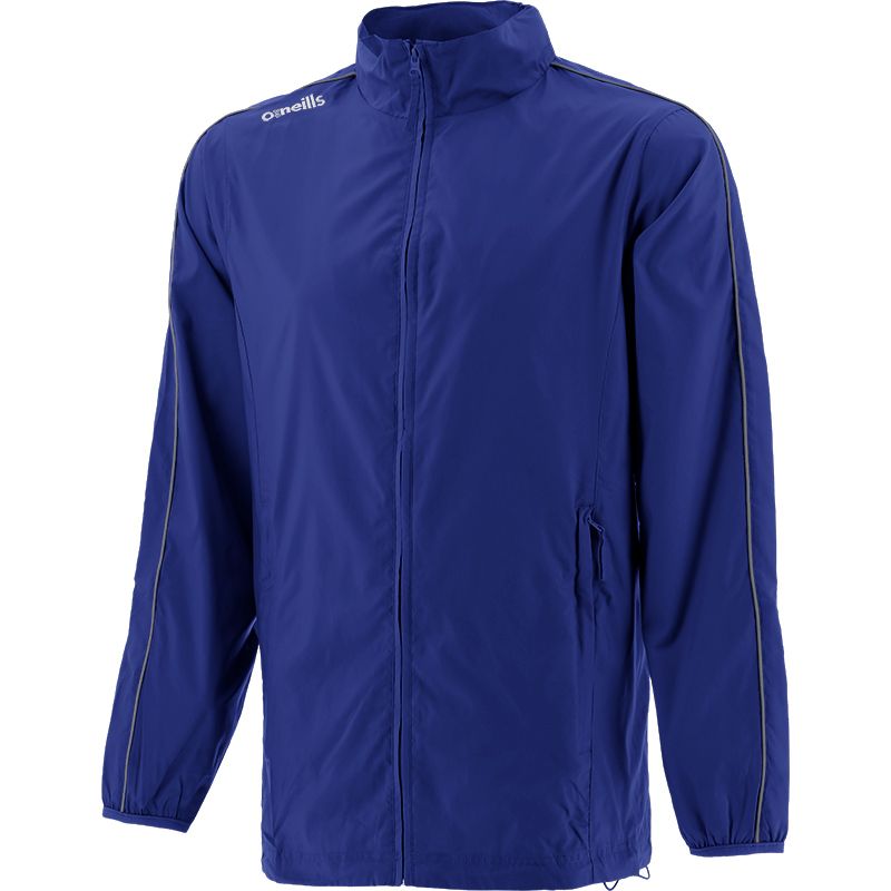 Royal Blue Men's lightweight rain jacket with hood and zip pockets by O’Neills.