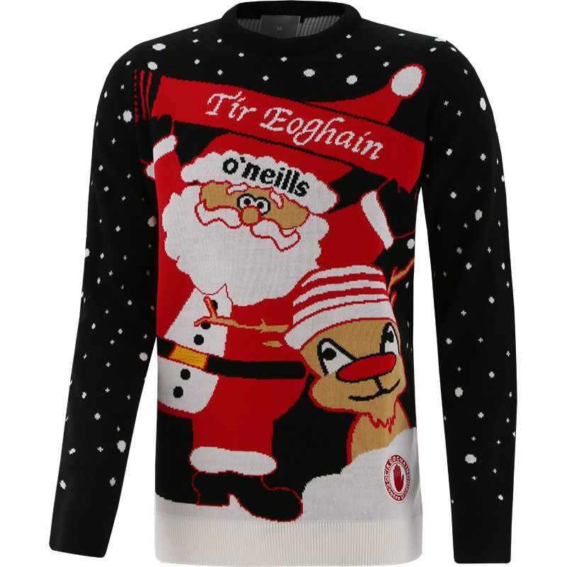 Tyrone GAA Christmas Jumper by O'Neills front.