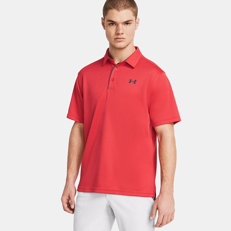 Red Under Armour Men's Tech Polo from O'Neills.