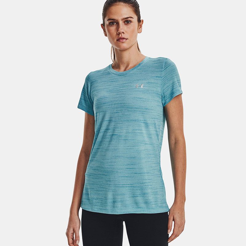 Blue Under Armour Women's Tech™ Tiger Short Sleeve T-Shirt from O'Neills.