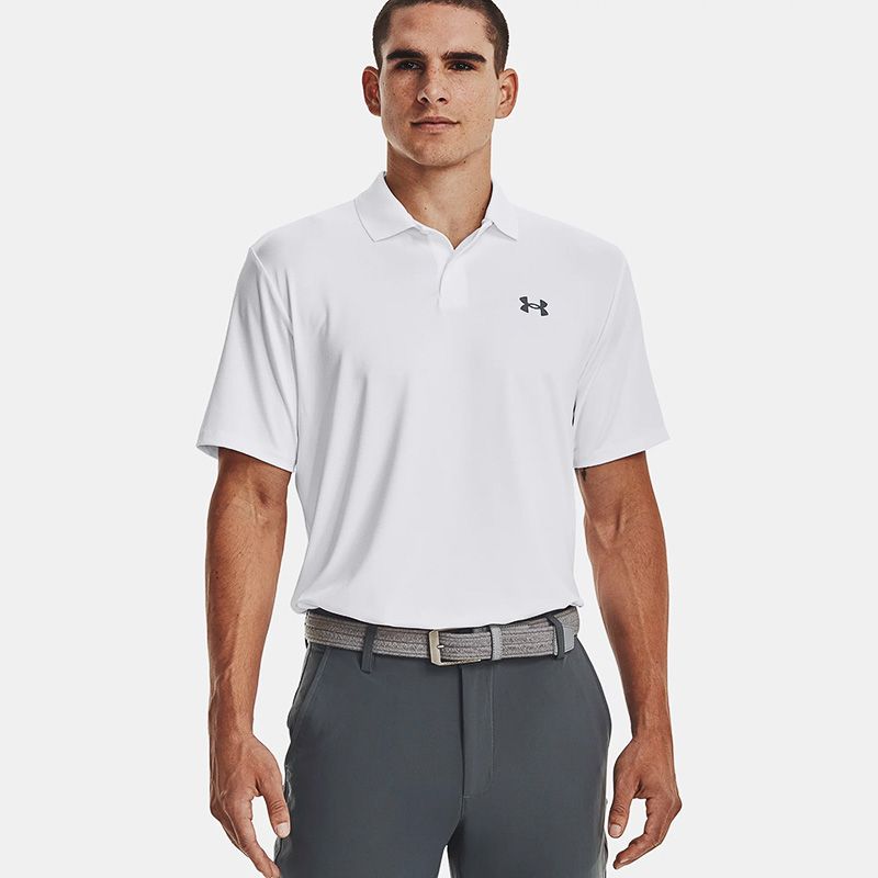 White Under Armour Men's Performance 3.0 Polo from O'Neill's.