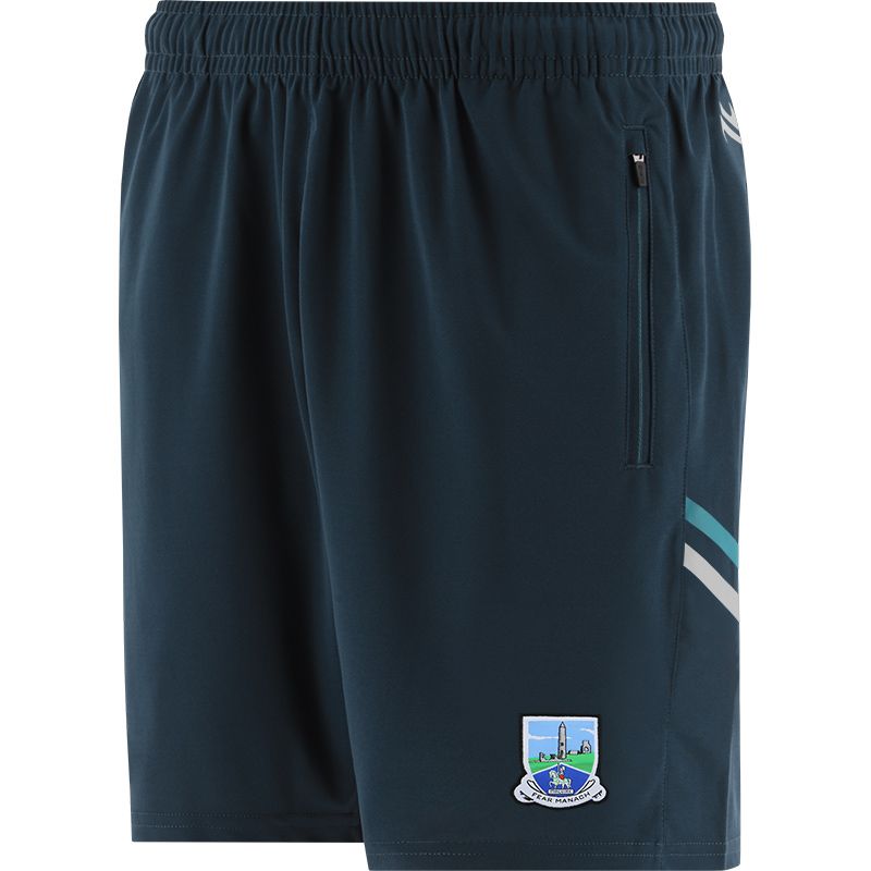 Marine Men's Fermanagh GAA training shorts with zip pockets by O’Neills.