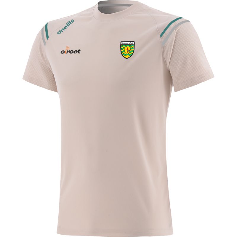Beige Men's Donegal GAA T-Shirt with county crest by O’Neills. 