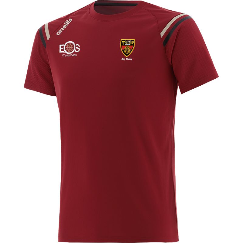 Red Men's Down GAA T-Shirt with county crest by O’Neills. 