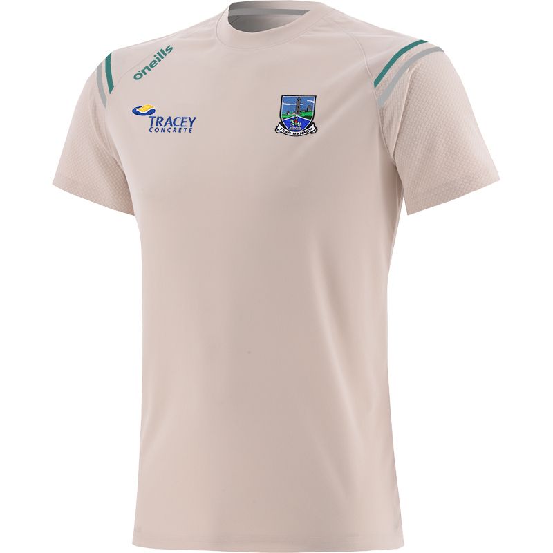 Beige Men's Fermanagh GAA T-Shirt with county crest by O’Neills. 
