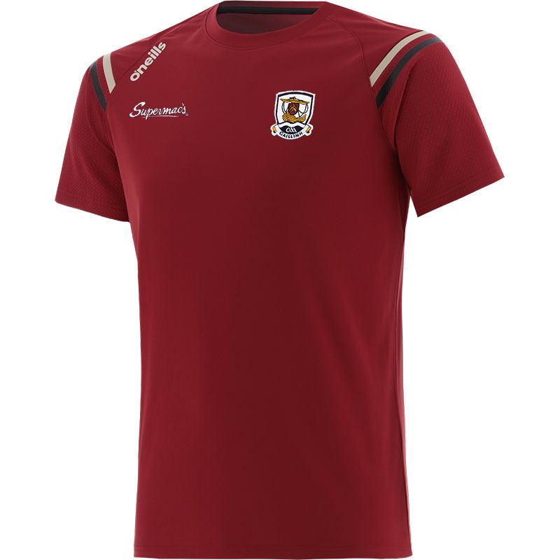 Red Kids' Galway GAA T-Shirt with county crest by O’Neills. 