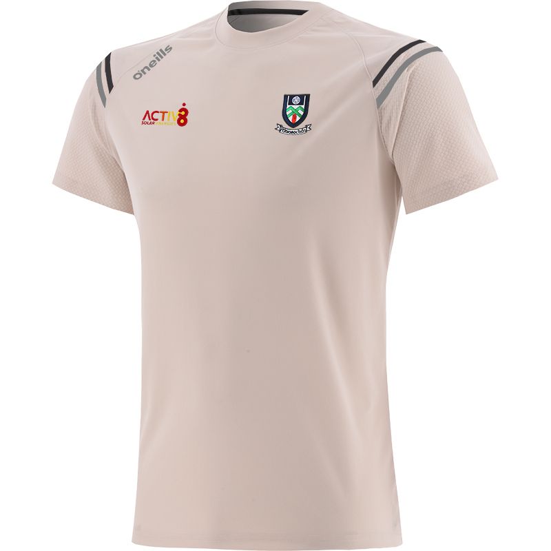 Beige Kids' Monaghan GAA T-Shirt with county crest by O’Neills. 