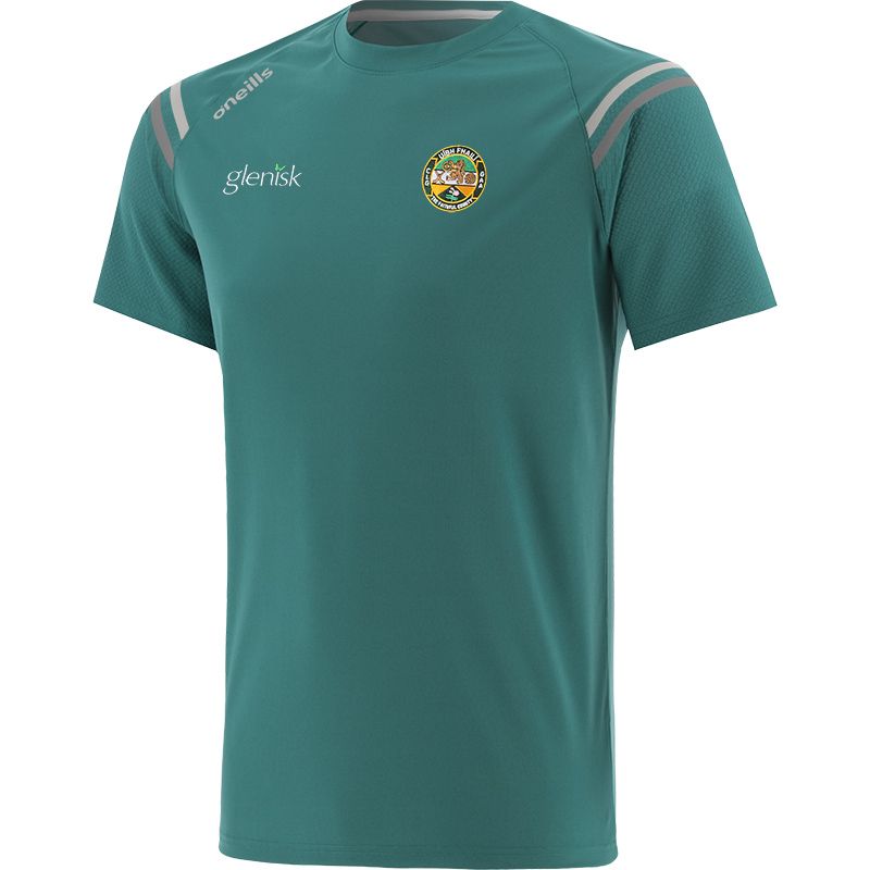 Green Kids' Offaly GAA T-Shirt with county crest by O’Neills. 