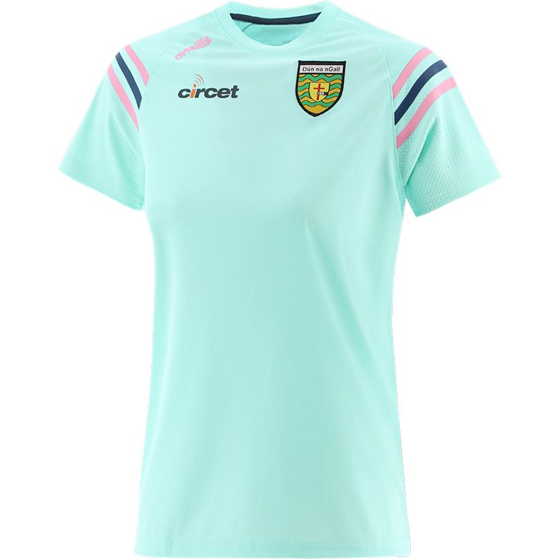 Green Women's Donegal GAA T-Shirt with county crest by O’Neills. 