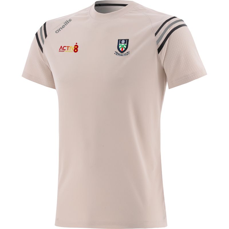 Beige Men's Monaghan GAA T-Shirt with county crest by O’Neills. 