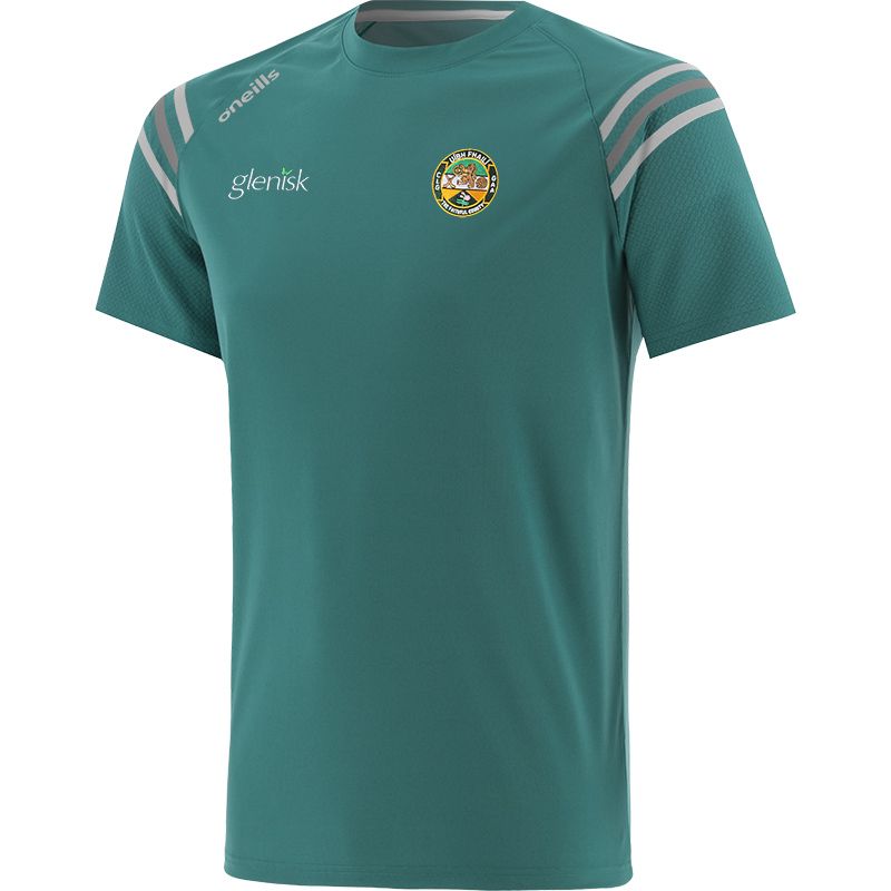 Green Kids' Offaly GAA T-Shirt with county crest by O’Neills. 