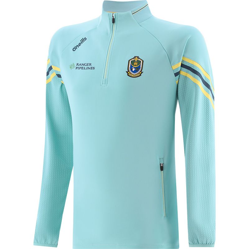 Men's Roscommon GAA Hybrid Half Zip Top with zip pockets and county crest by O’Neills. 