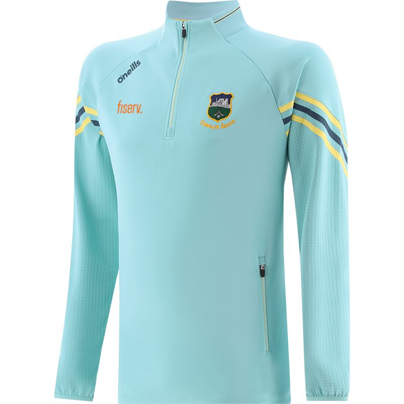 Men's Tipperary GAA Hybrid Half Zip Top with zip pockets and county crest by O’Neills. 