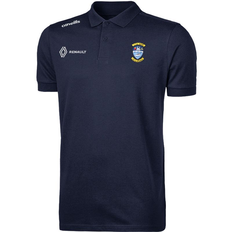 Westmeath men's navy Portugal polo with crest and sponsor detail from O'Neills.