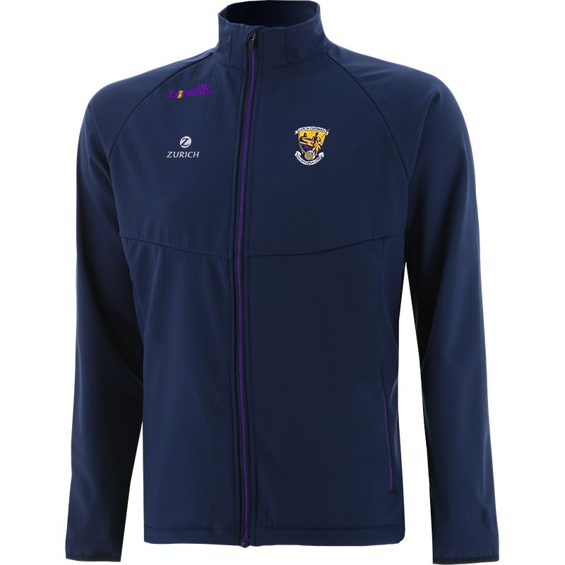 Wexford GAA Men's Harlem Soft Shell Full Zip Jacket Marine / Purple / Amber