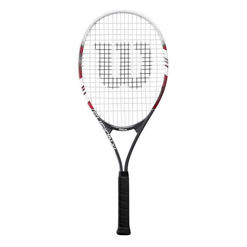Black Wilson Fusion XL Tennis Racket is lightweight and durable from O'Neills