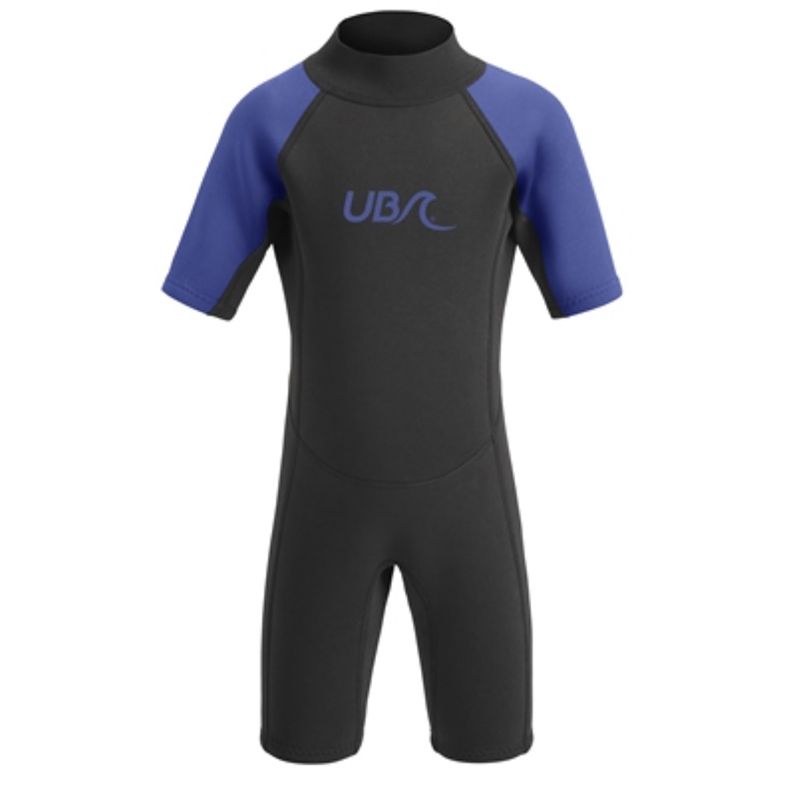 Black and Blue Urban Beach kids' shorty wetsuit made from 2mm neoprene from O'Neills