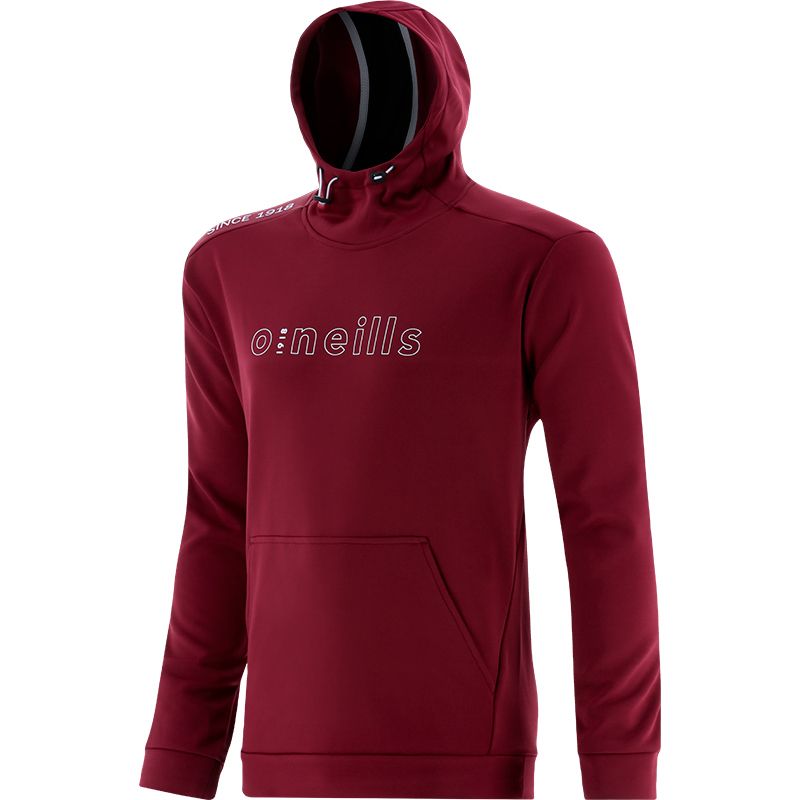 Red Men’s Fleece Pullover Hoodie with “Since 1918” on the chest by O’Neills.