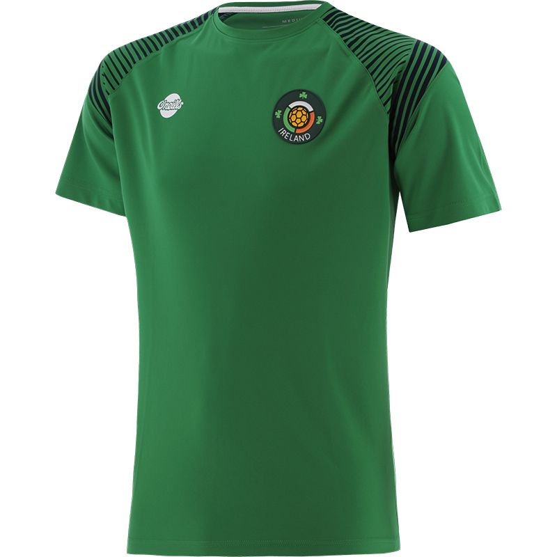 Green Men's Zico Ireland Soccer T-Shirt from O'Neill's.