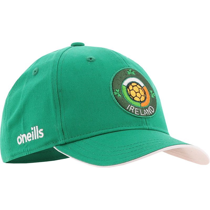Green and White Zico Ireland Soccer Baseball Cap by O’Neills 