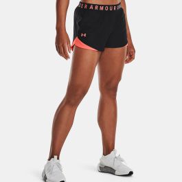 Under Armour Women's UA Play Up Shorts 3.0 Black / After Burn / After Burn