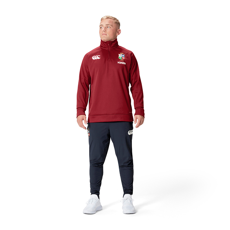 Canterbury Men's British & Irish Lions 24/25 1/4 Zip Fleece Red