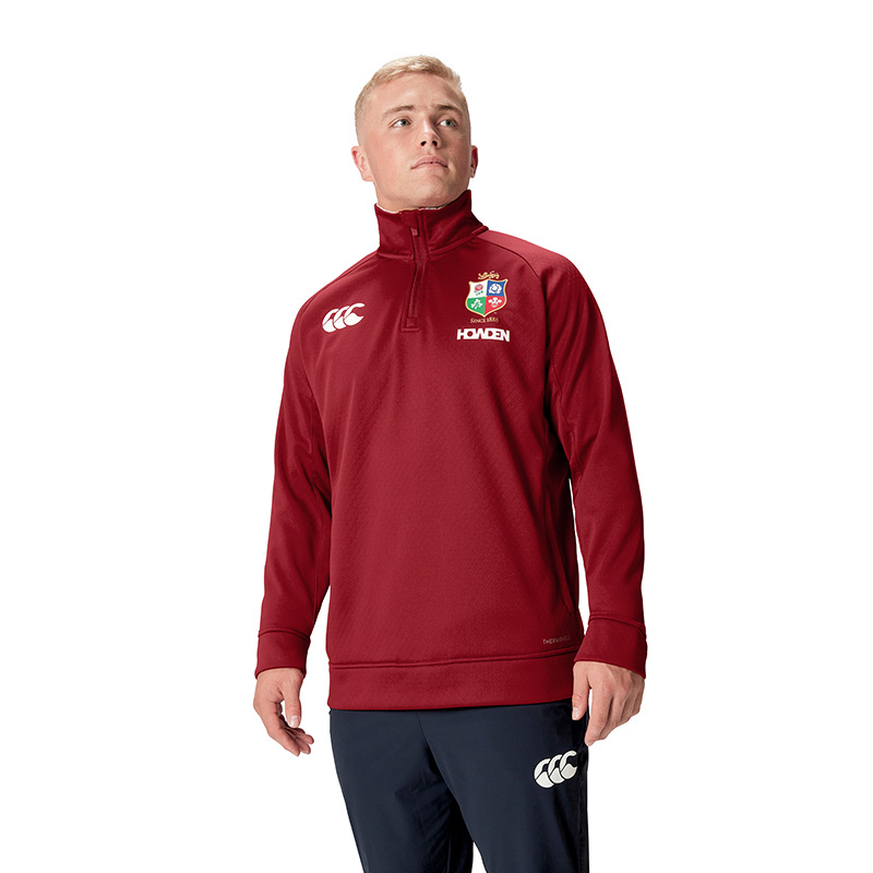 Canterbury Men's British & Irish Lions 24/25 1/4 Zip Fleece Red