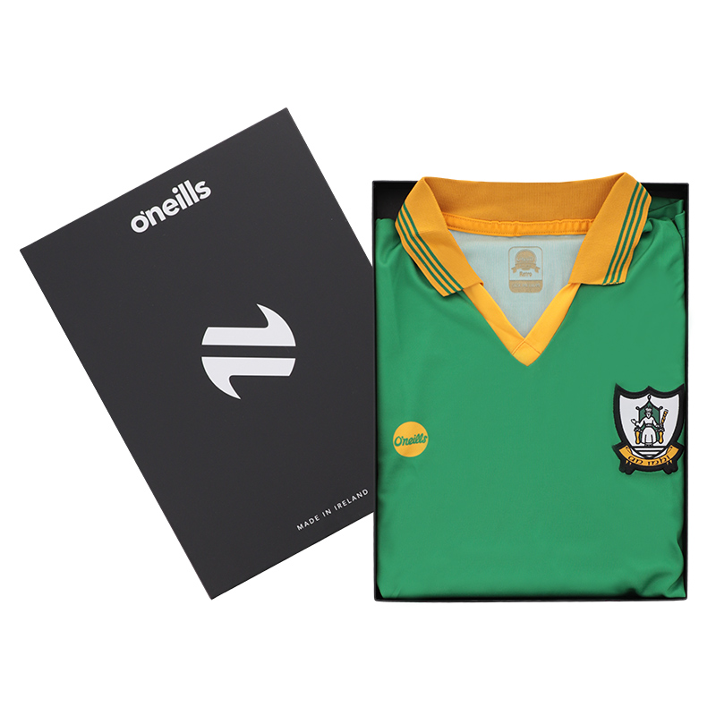 Maillot GAA O’Neills – Vert Rayé – Vintage 44 23 – Années 90 – Porté