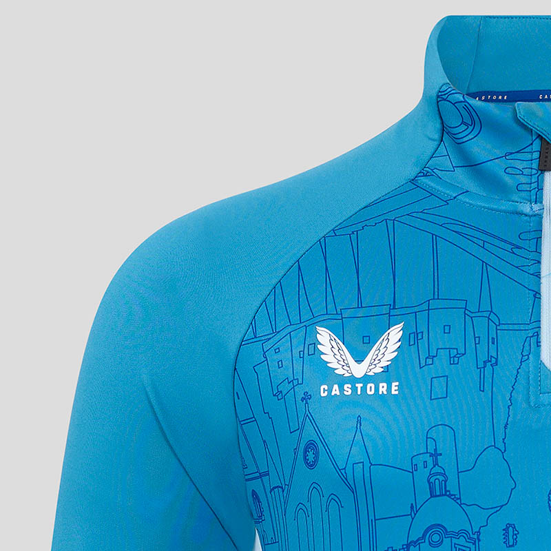 Men's Castore Leinster Rugby 24/25 Matchday Quarter Zip Midlayer